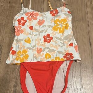 Y2k Floral One-Piece Swimsuit